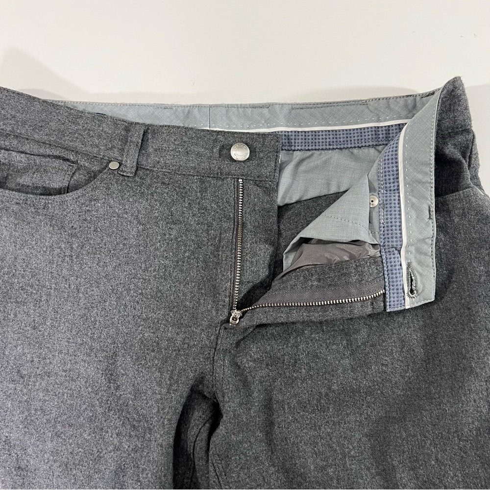 Peter Millar Collection Wool Dress Five Pocket Pants size 35 Gray - Picture 6 of 12